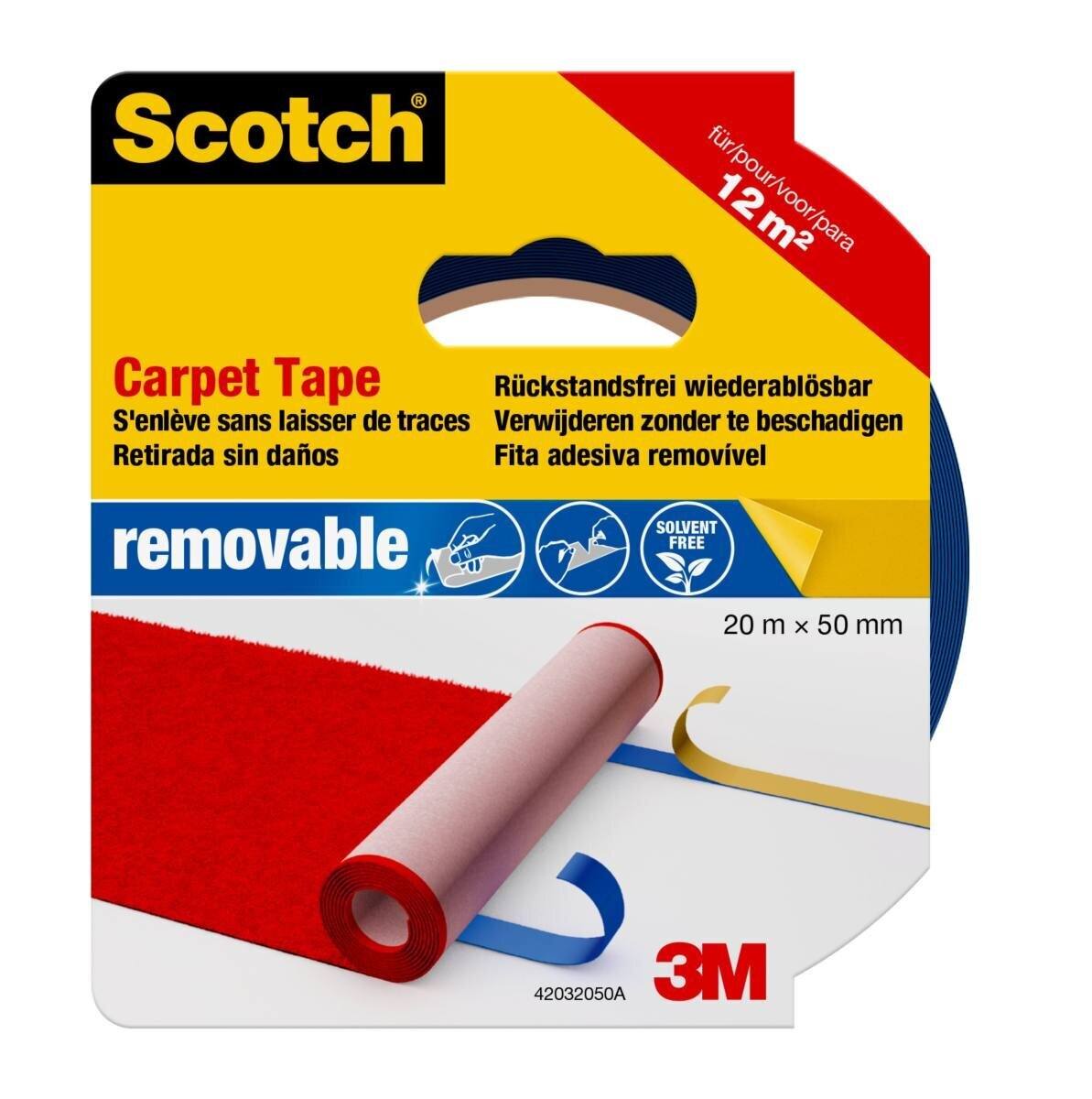 3M Scotch carpet tape 42032050, 50 mm x 20 m, blue