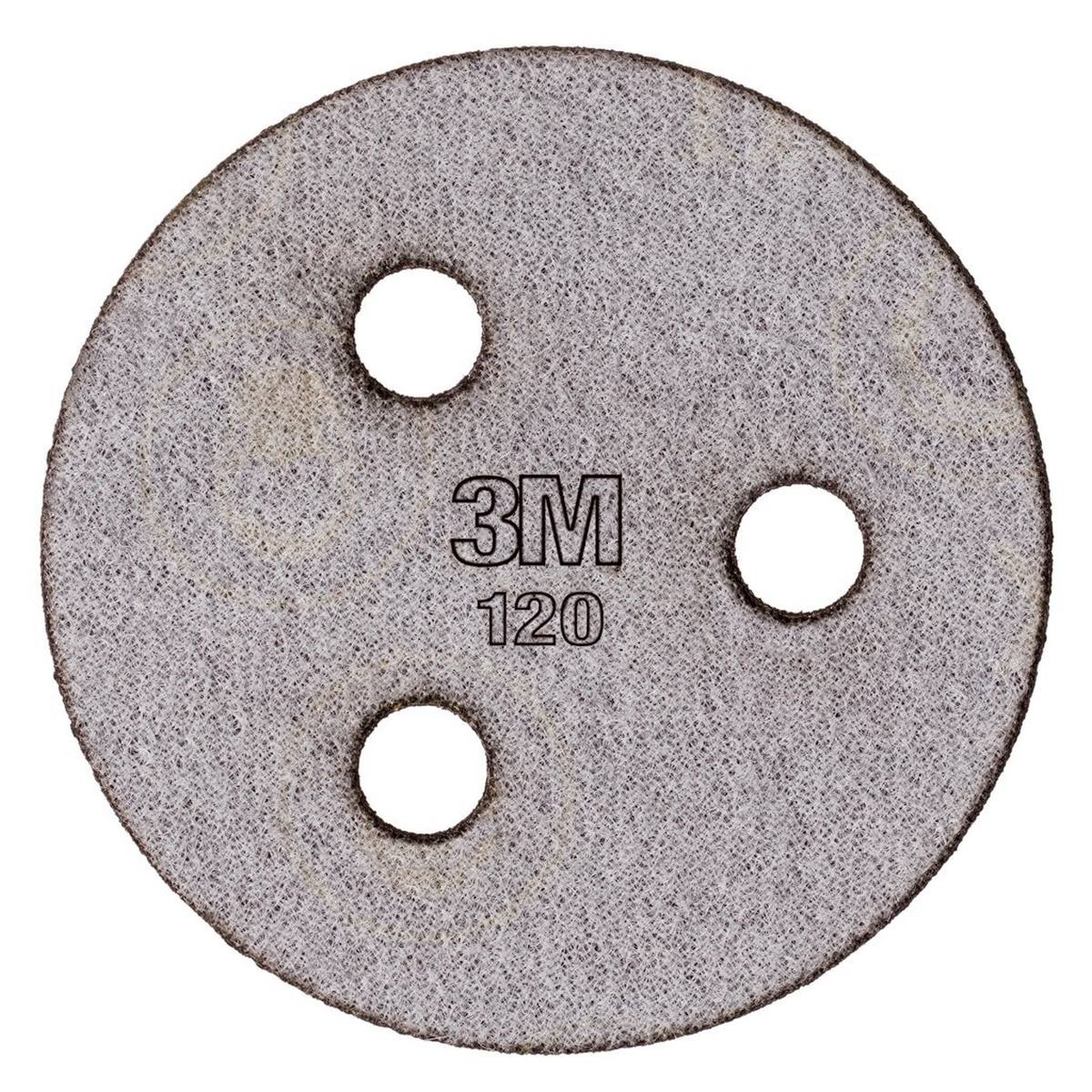 3M Cubitron II Disque en tissu Hookit 947A, 75 mm, 120+, perforé 3 fois
