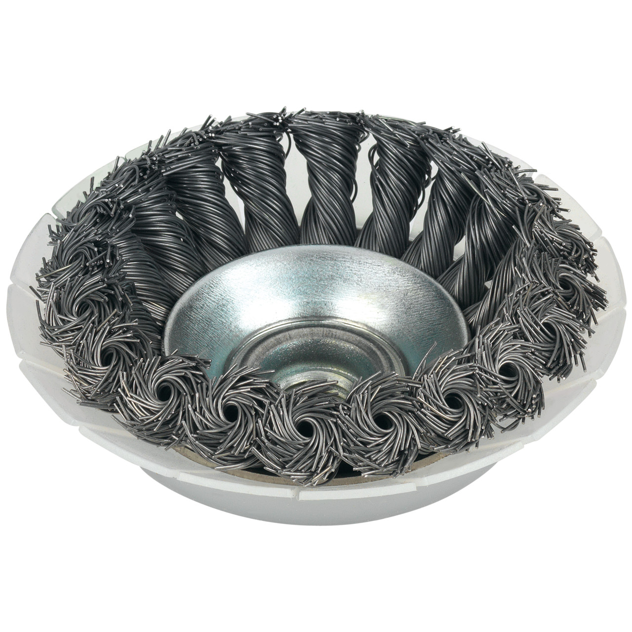 Tyrolit SHIELD Brosses coniques DxLxGE 100x20xM14-2 Pour acier, forme : 28KDW - (brosse conique), art. 34023819