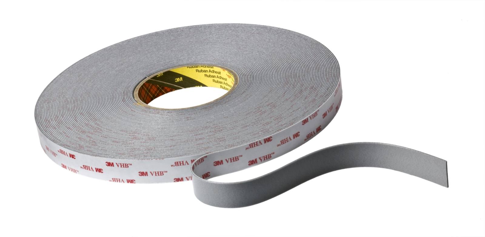 3M VHB adhesive tape 4941P, gray, 6 mm x 33 m, 1.1 mm
