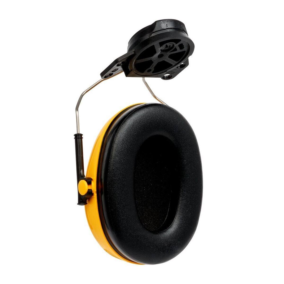 3M Peltor Optime I Kapselgehörschutz, Helmbefestigung, gelb, mit Helmadapter P3E (für alle 3M Helme, ausgenommen G2000), SNR = 26 dB, H510P3E