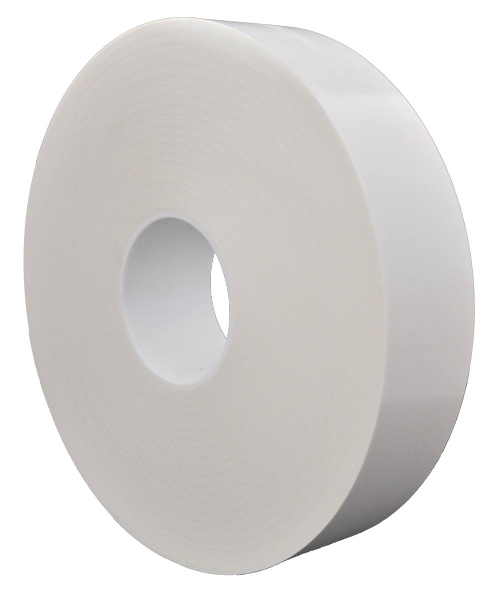 S-K-S 863 Double-sided PE foam adhesive tape with acrylic adhesive, 25 mm x 25 m, 3.0 mm, white