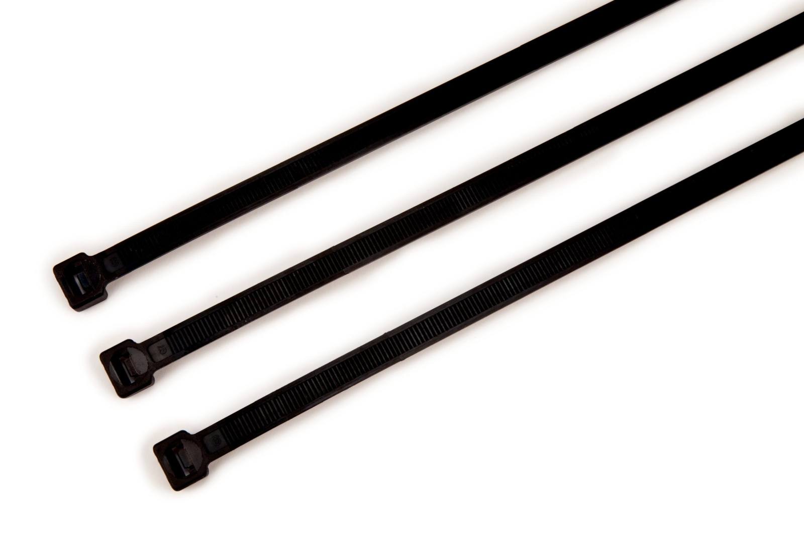 3M Scotchflex FS 160 AW-C cable tie, UV-resistant, black, 2.5 mm x 160 mm, pack=100 pieces