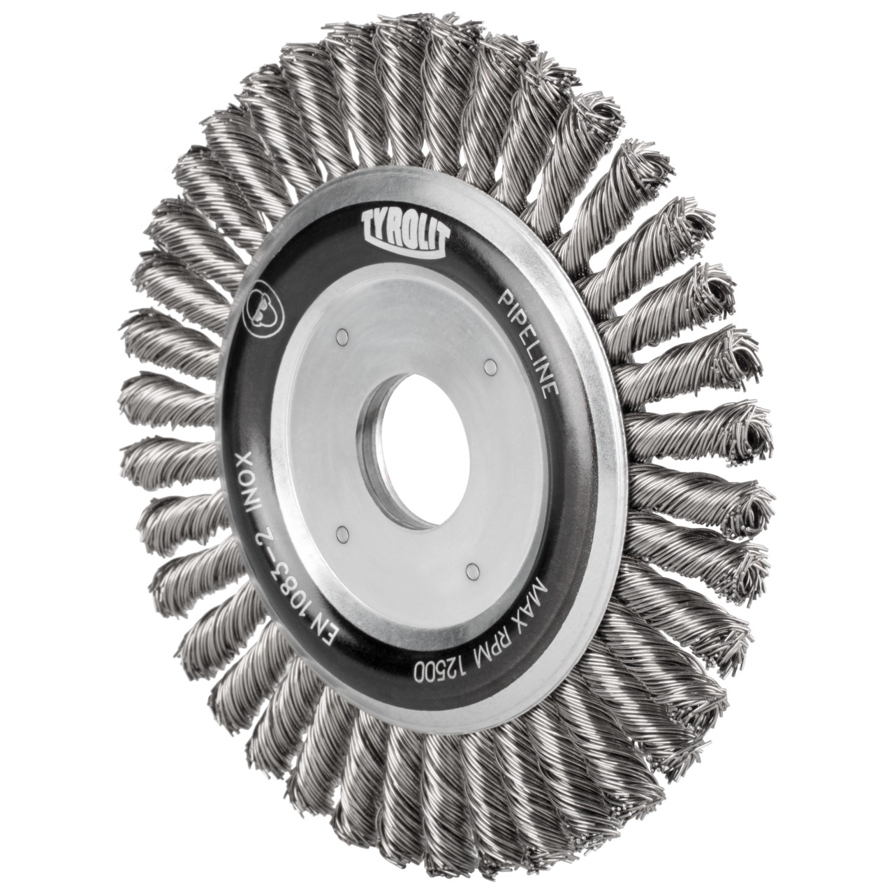 Tyrolit Wheel brushes DxWxLxH 125x6x21x22.2 For steel, shape: 1RDZ - (wheel brush), Art. 34202827