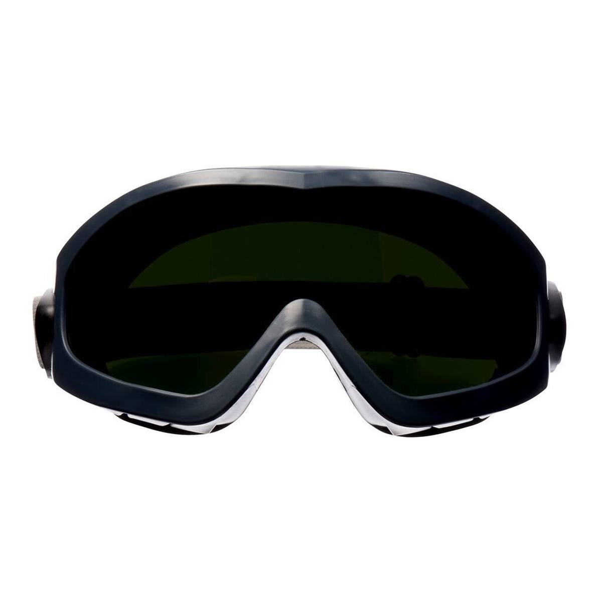 3M 2895S Full-vision goggles, IR 5.0 coating, AS/AF/UV, PC, without ventilation slots (gas-tight), adjustable hinges