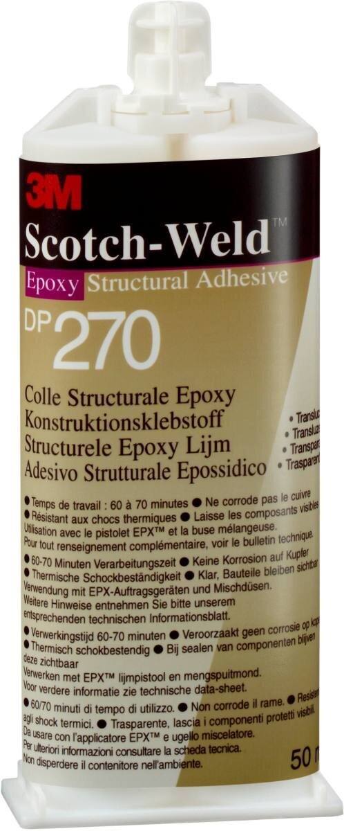 3M Scotch-Weld 2-component construction adhesive based on epoxy resin for the EPX System DP 270, black, 400 ml