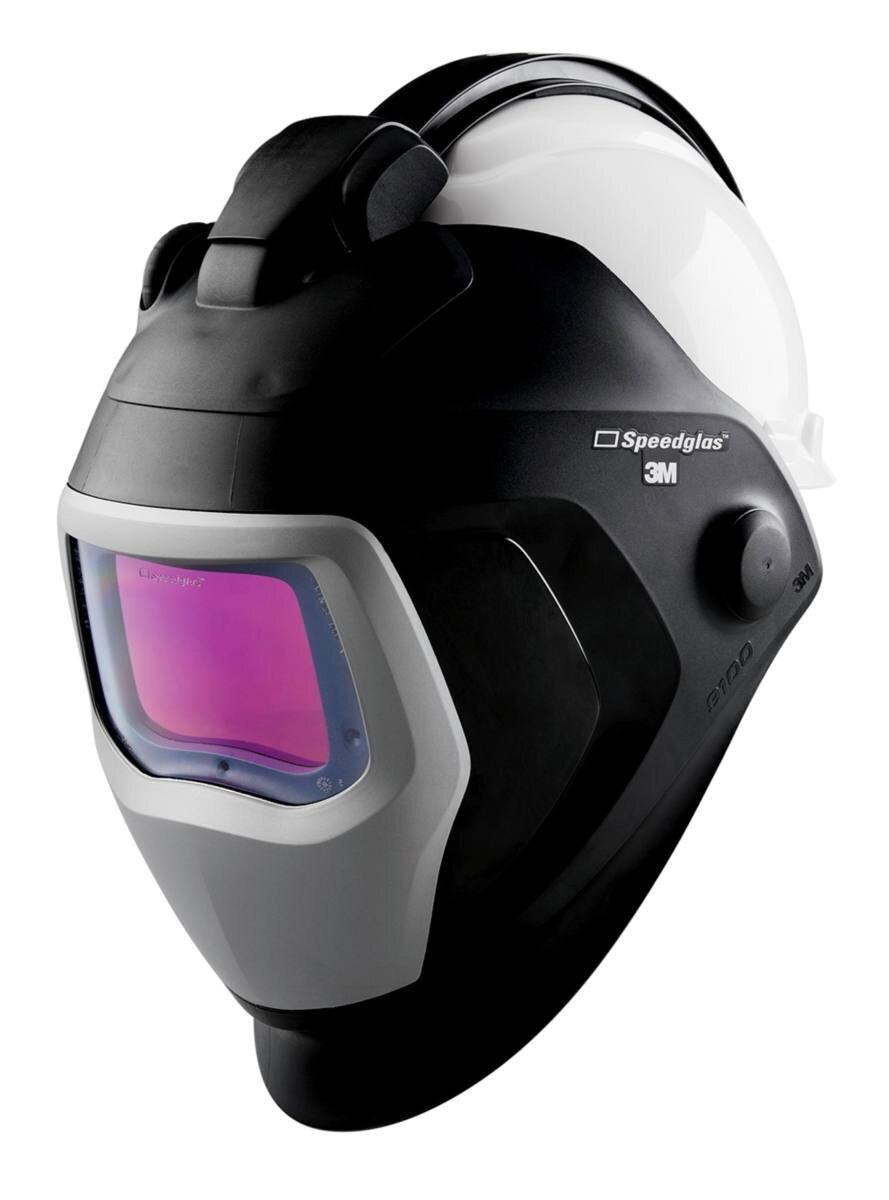 3M Speedglas 9100-QR lasmasker met 9100XX ADF + H-701 veiligheidshelm #58362