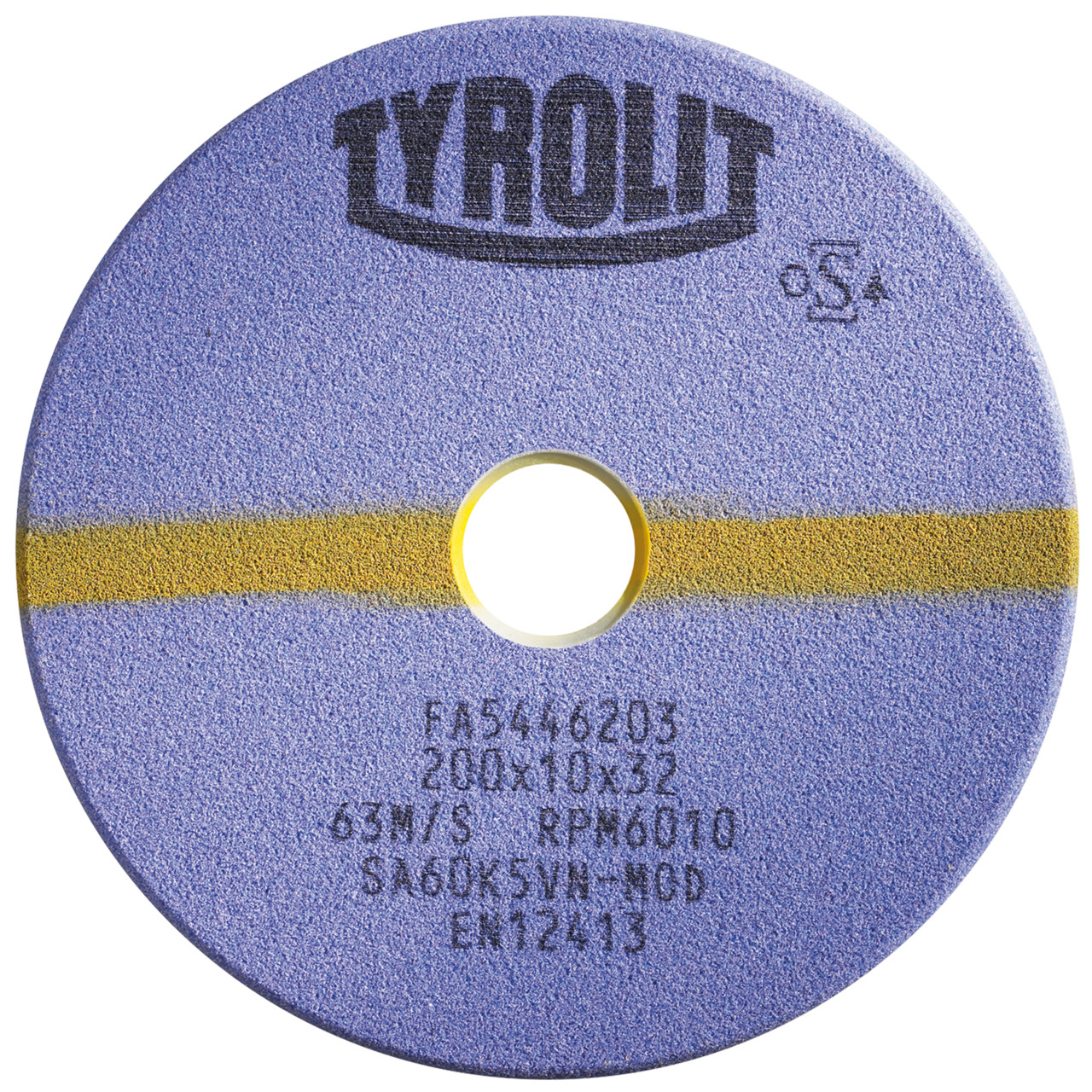 TYROLIT Schleifwerkzeuge für Sägeschärfautomaten DxTxH 200x8x32 Für Kreissägen und stellitierte Band- und Gattersägen, Form: 1F, Art. 805007