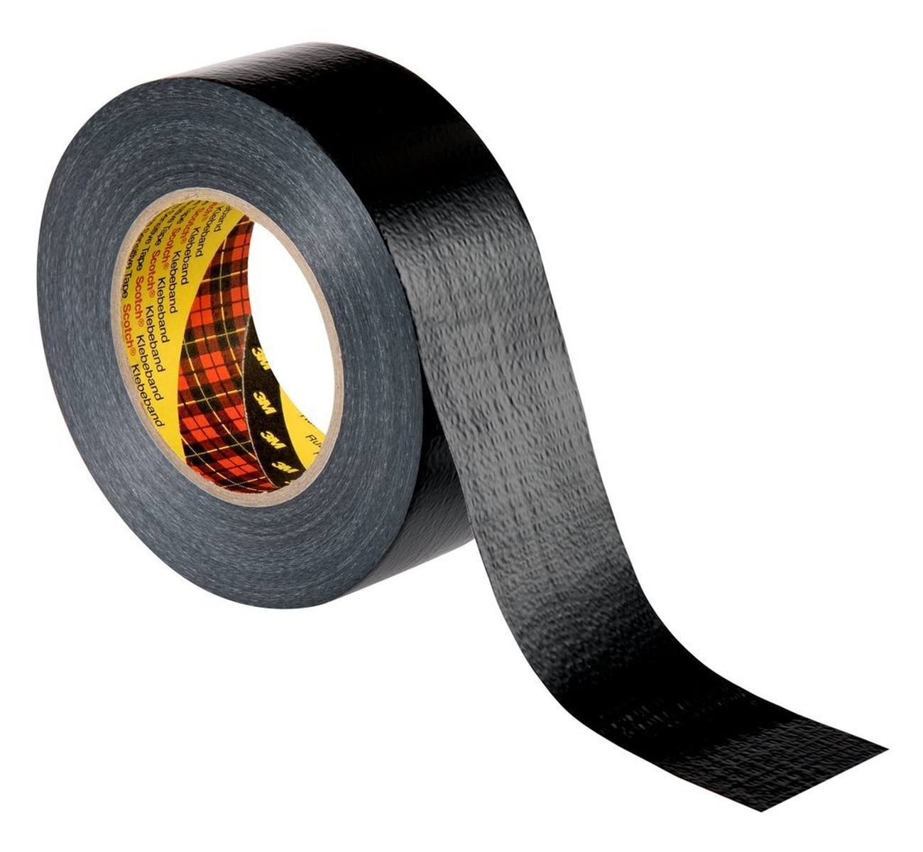 3M fabric adhesive tape 2904, black 48mm x 50m, 0.19mm