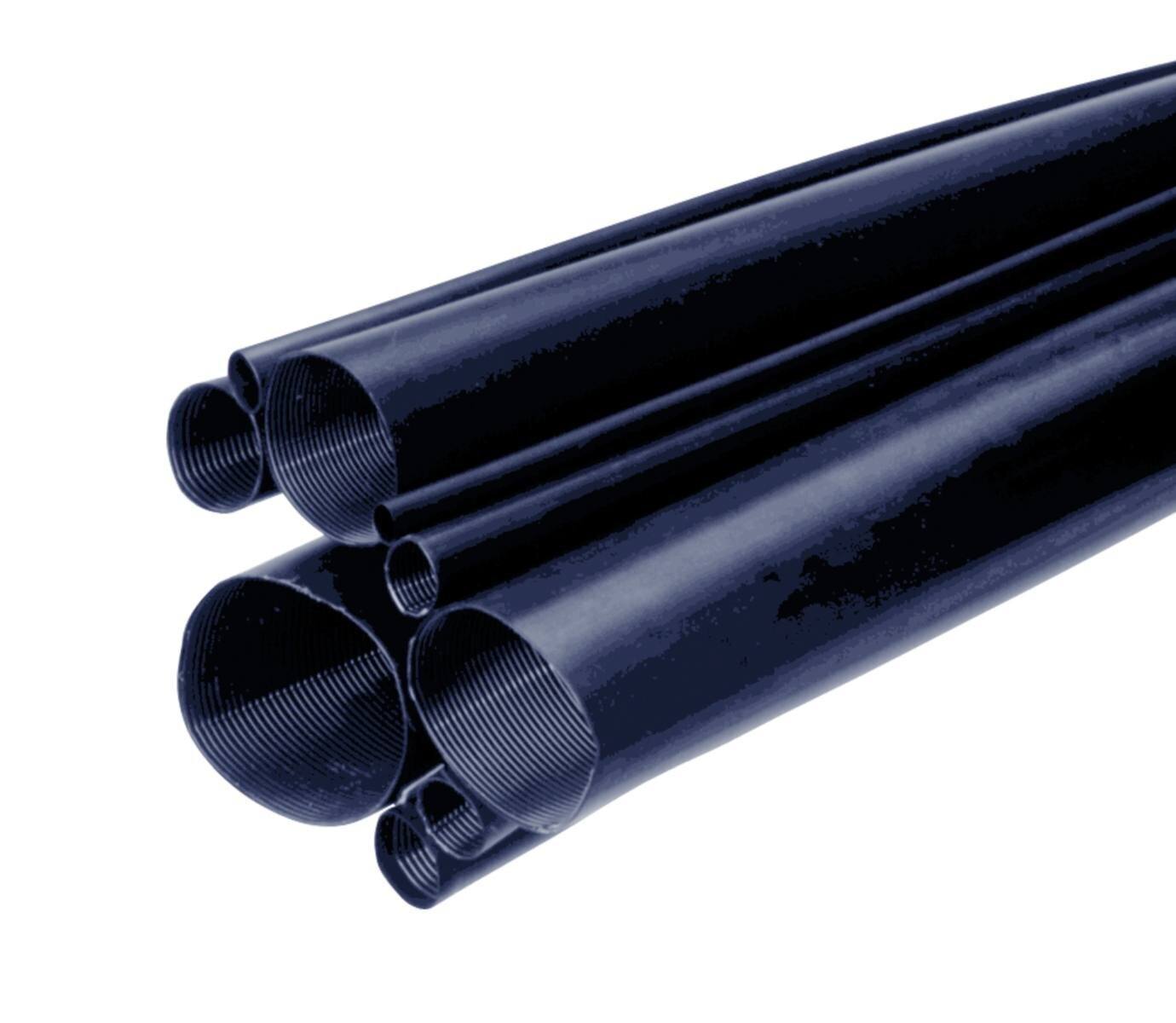 3M MDT-A Tubo termorestringente a parete media con adesivo, nero, 12/3 mm, 1 m