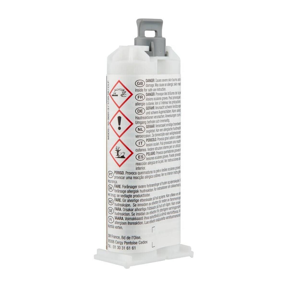 3M Scotch-Weld 2-component construction adhesive based on epoxy resin for the EPX system DP490, black, 50 ml