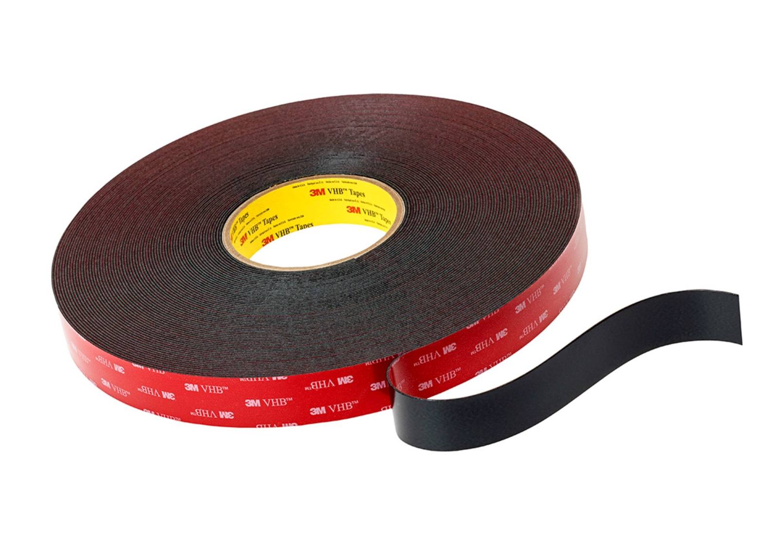 3M VHB adhesive tape 4947F, black, 25 mm x 33 m, 1.1 mm