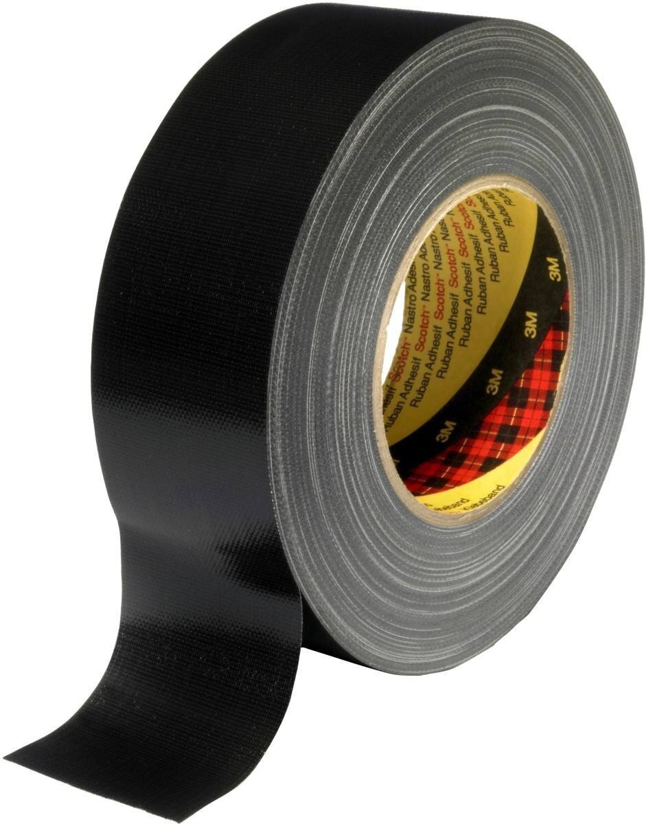 3M 389 textieltape, 19 mm x 50 m, zwart