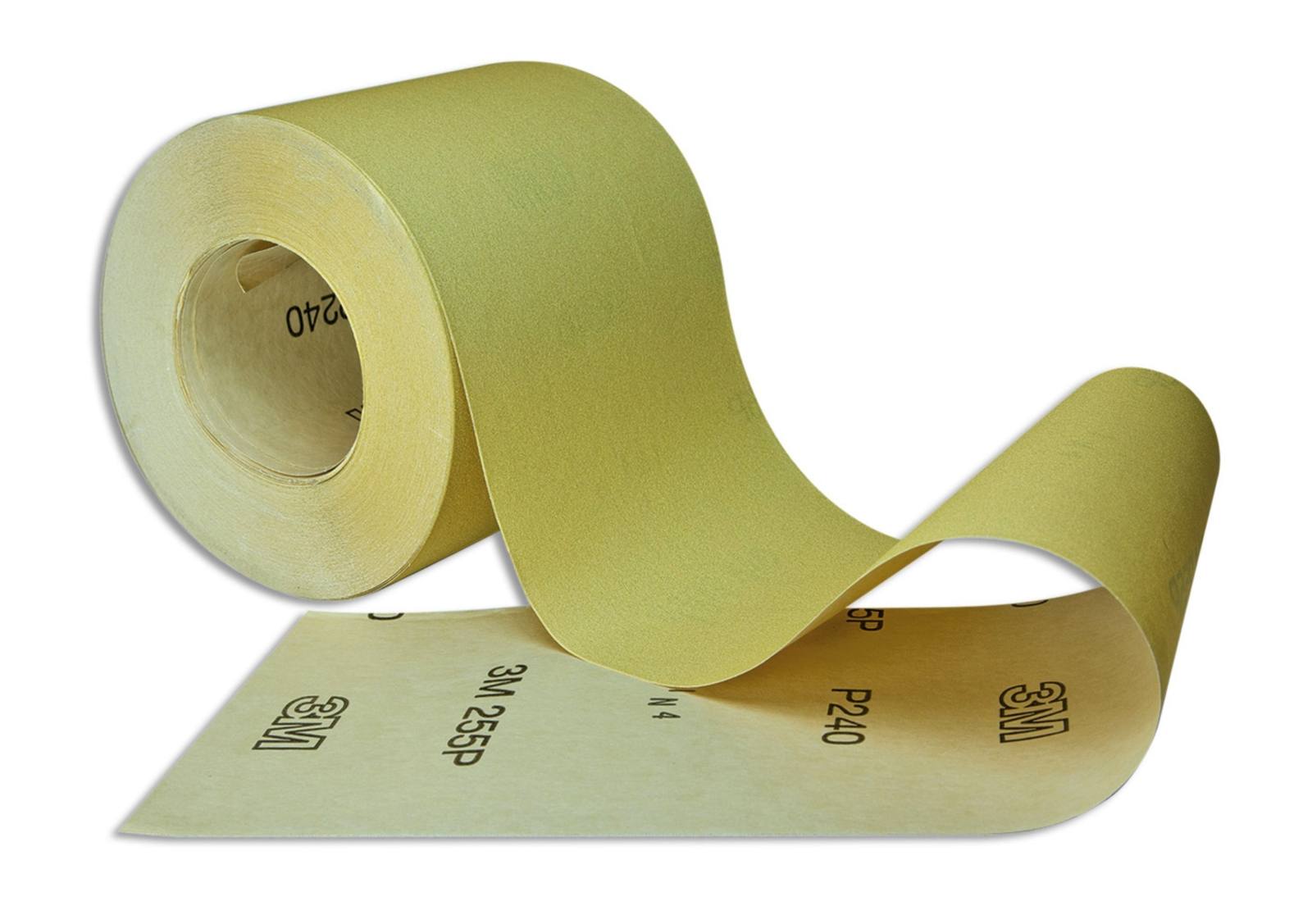 3M Abrasive paper roll 255P, 115 mm x 50 m, P320