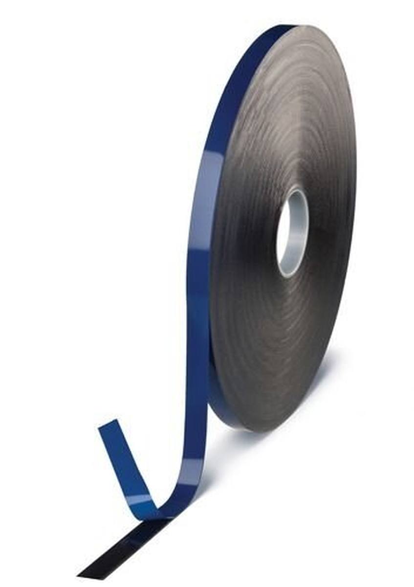 Tesa ACXplus 7063 Alta Adesione, 25mmx25m, 0,8mm, nero, film liner blu