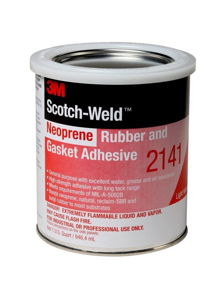 3M Scotch-Weld oplosmiddellijm op polychloropreenbasis 2141, bruin, 900 ml