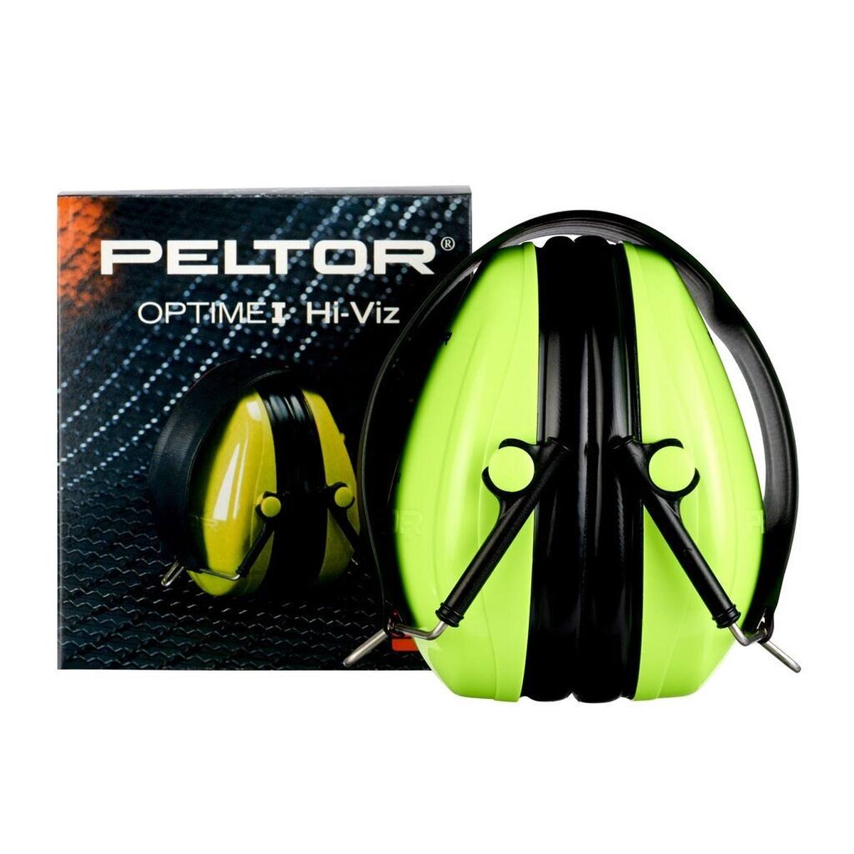 3M PELTOR Optime I ear muffs, Hi-VizS headband, high visibility, NR=27 dB, H510AV
