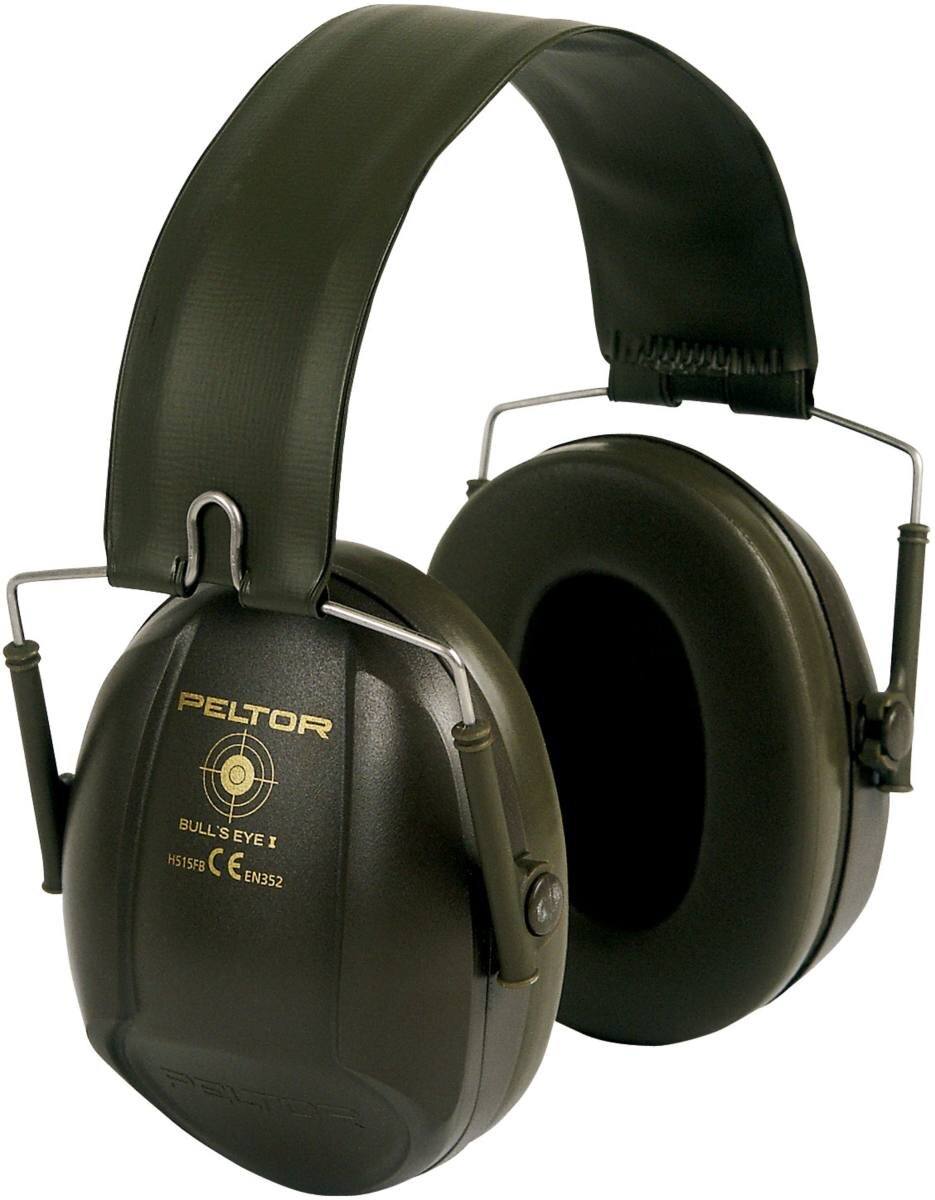  3M PELTOR Bull's Eye I -kuulosuojaimet, taittuva pääpanta, vihreä, SNR=27 dB, H515FGN