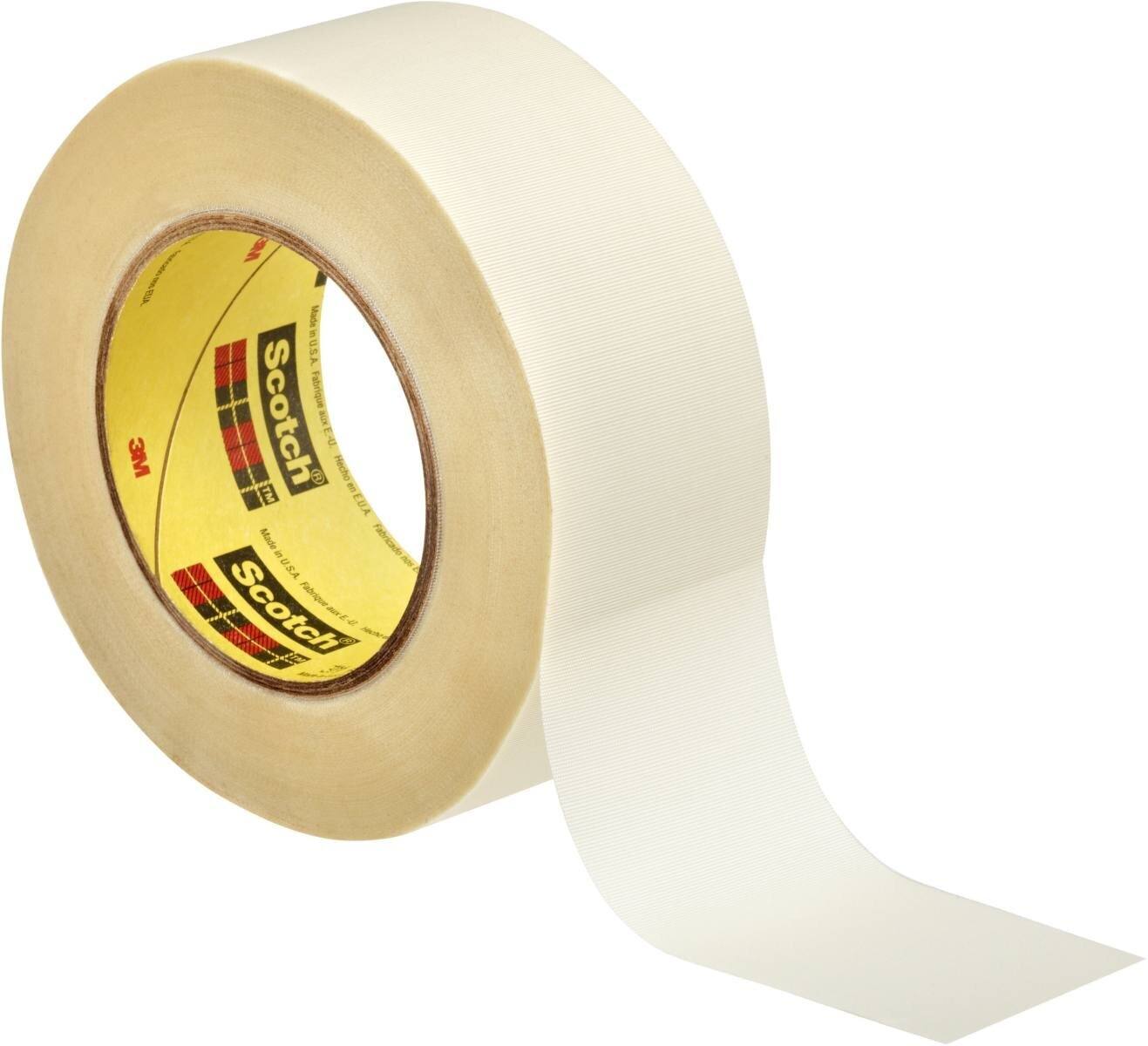 3M 361 Glasweefsel tape, wit, 9 mm x 55m, 0,17 mm