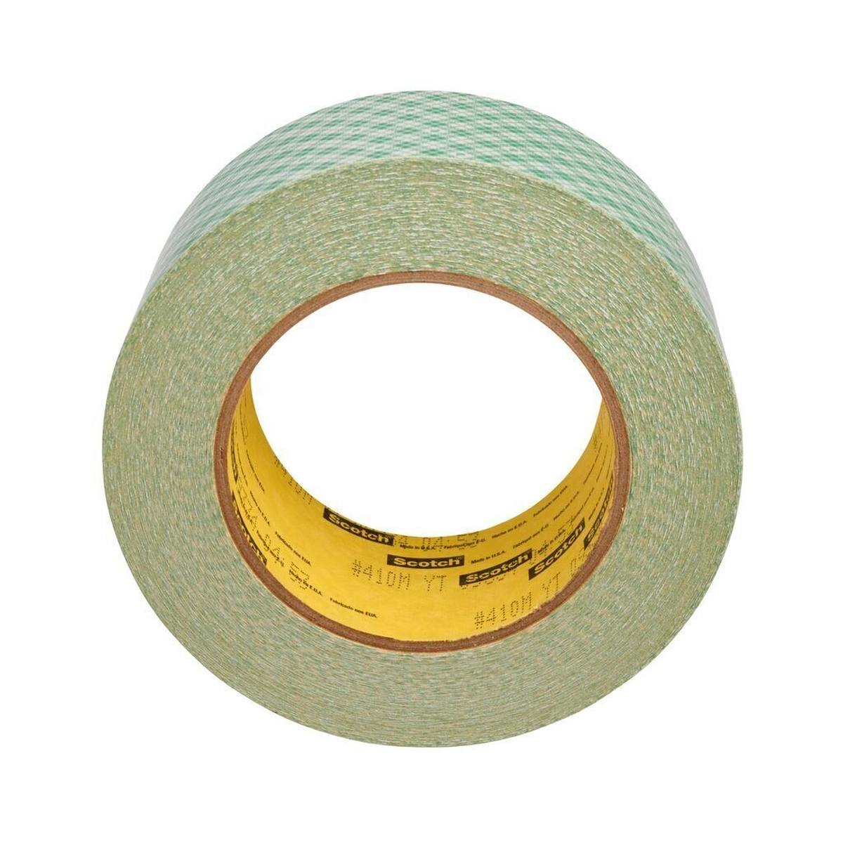 3M Double-sided adhesive tape with non-woven paper backing 410M, white, 50 mm x 33 m, 0.13 mm