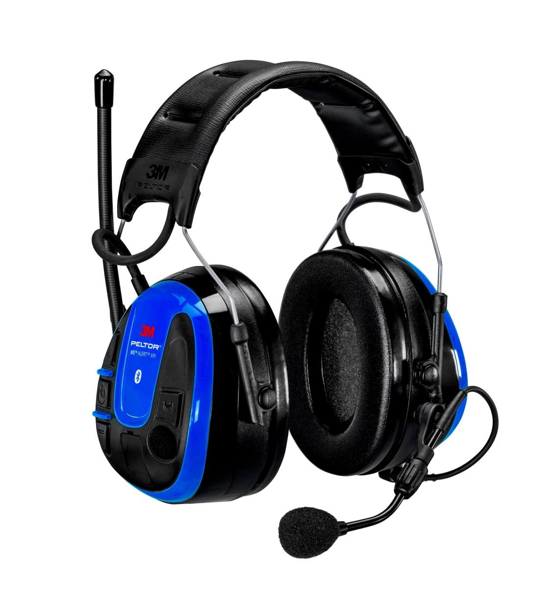 3M PELTOR WS ALERT XPI headset incl. ACK (FR09, FR08, LR6NM), 30 dB, Bluetooth MultiPoint technology, headband, MRX21A3WS6-ACK