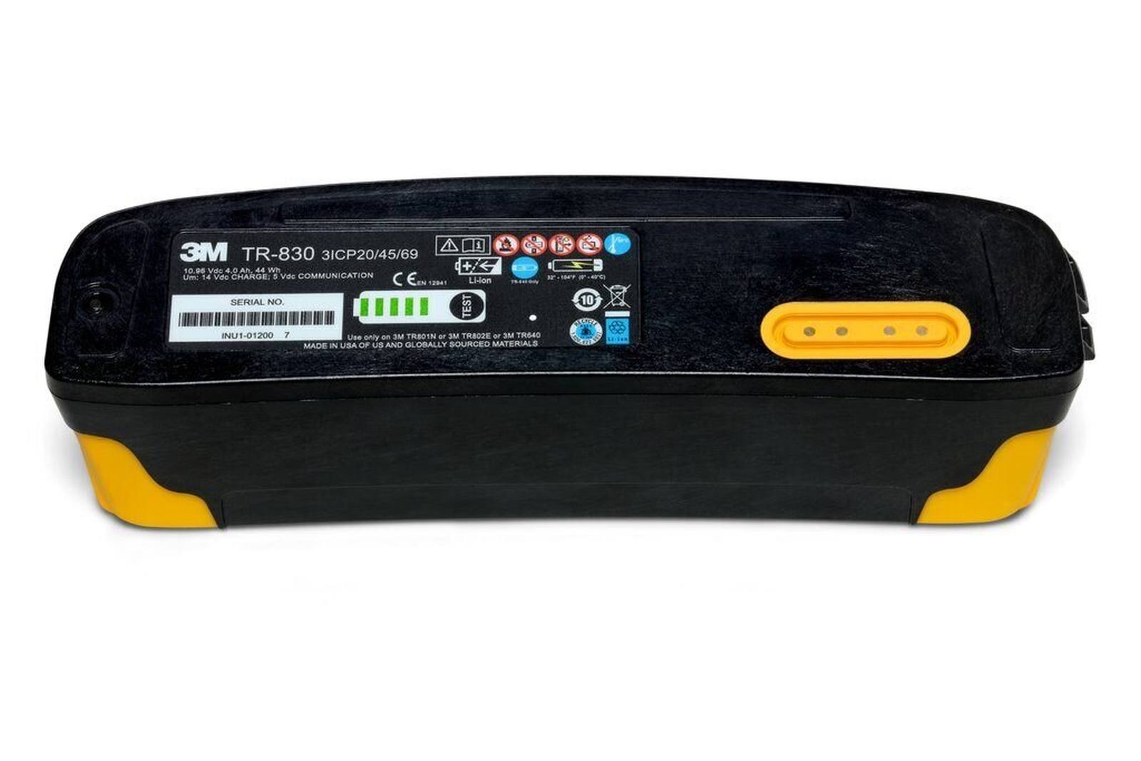 3M Versaflo Batterie TR-830, Batterielaufzeit bis zu 7,5 Stunden, für 3M Versaflo Atemschutzgebläse TR-800 (inkl. TR-838 Befestigungswerkzeuge)