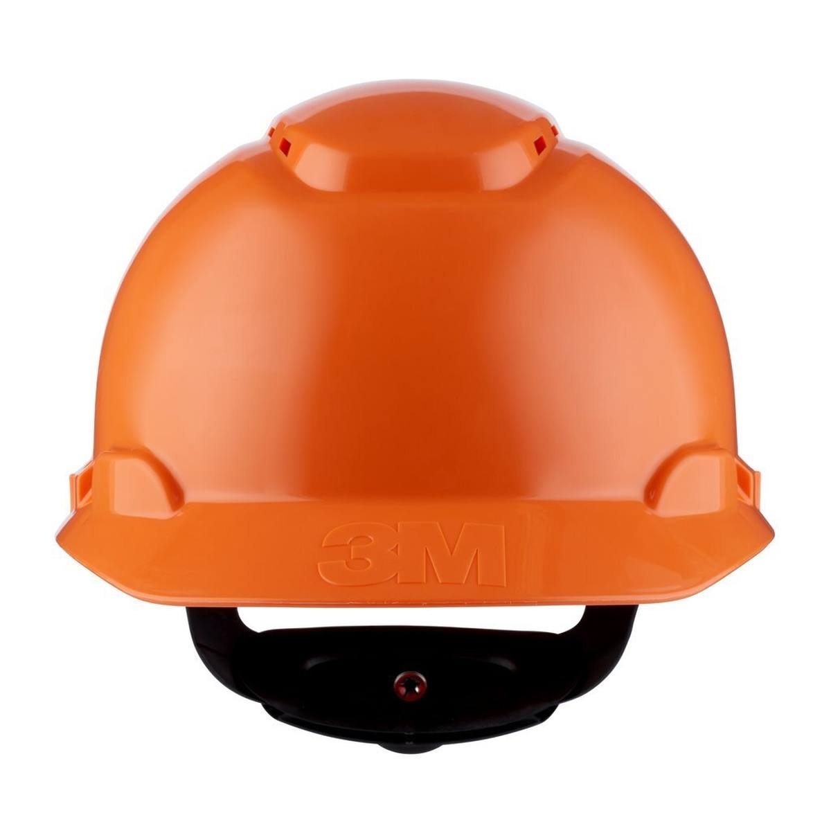 3M suojakypärä H700-sarja H-700N-OR, oranssi, tuulettuva, salvalla ja muovisella hitsaushihnalla varustettuna