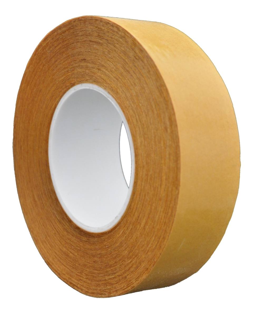 S-K-S 4164 Double-sided adhesive tape with scrim and synthetic rubber adhesive, 12 mm x 50 m