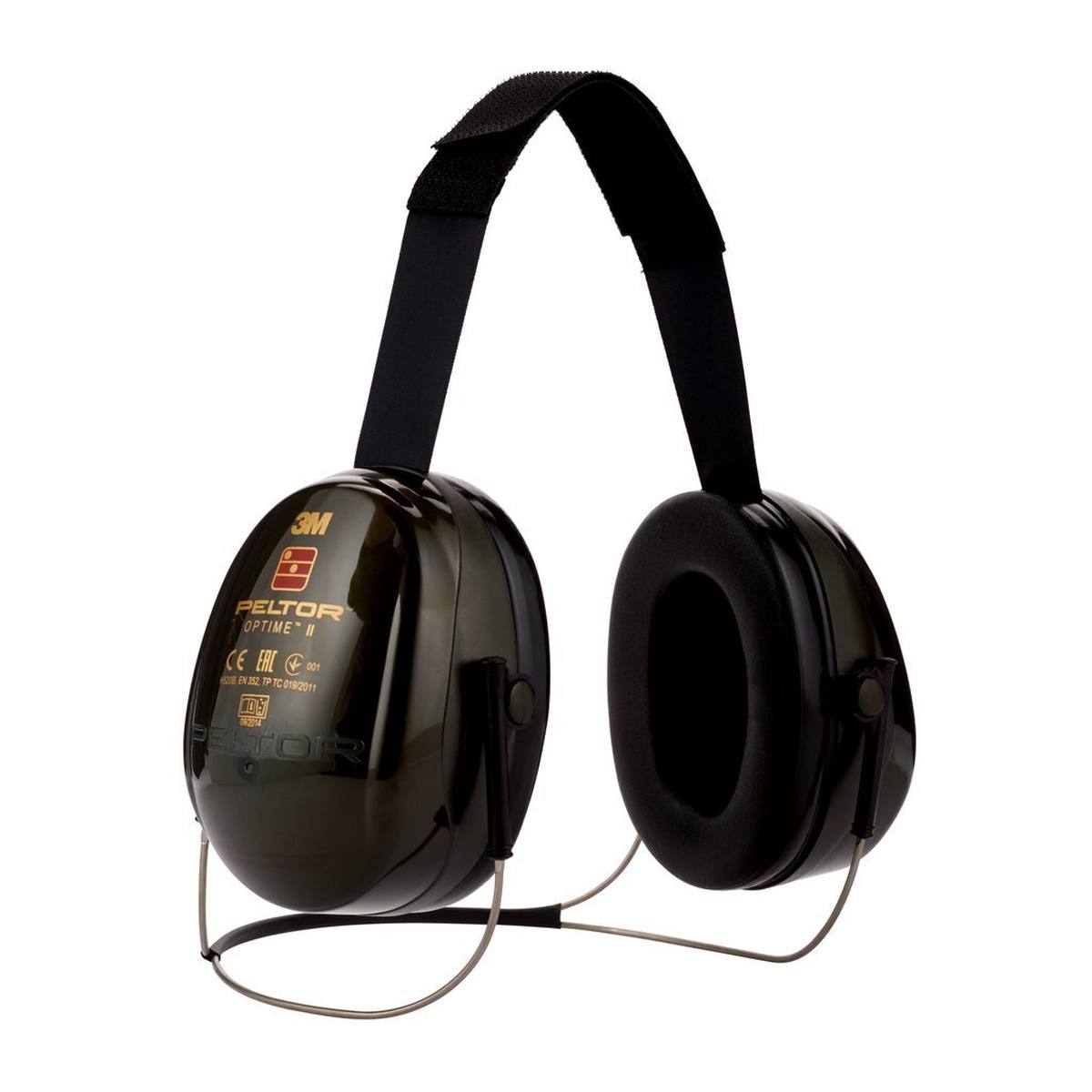 3M Peltor Optime II -kuulokkeet, kaulapanta, vihreä, SNR = 31 dB, H520B