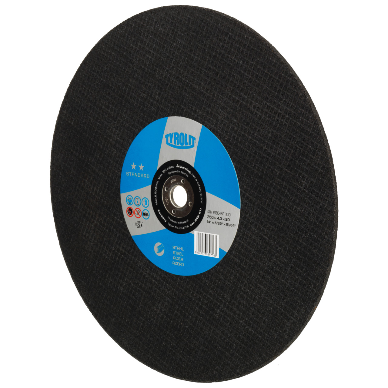 Tyrolit Cutting discs DxDxH 300x3.5x20 For steel, shape: 41 - straight version, Art. 384753
