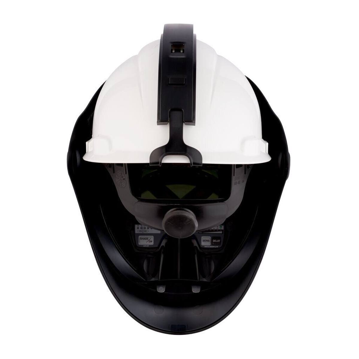 3M Speedglas 9100-QR welding mask with 9100XX ADF + H-701 hard hat #583625