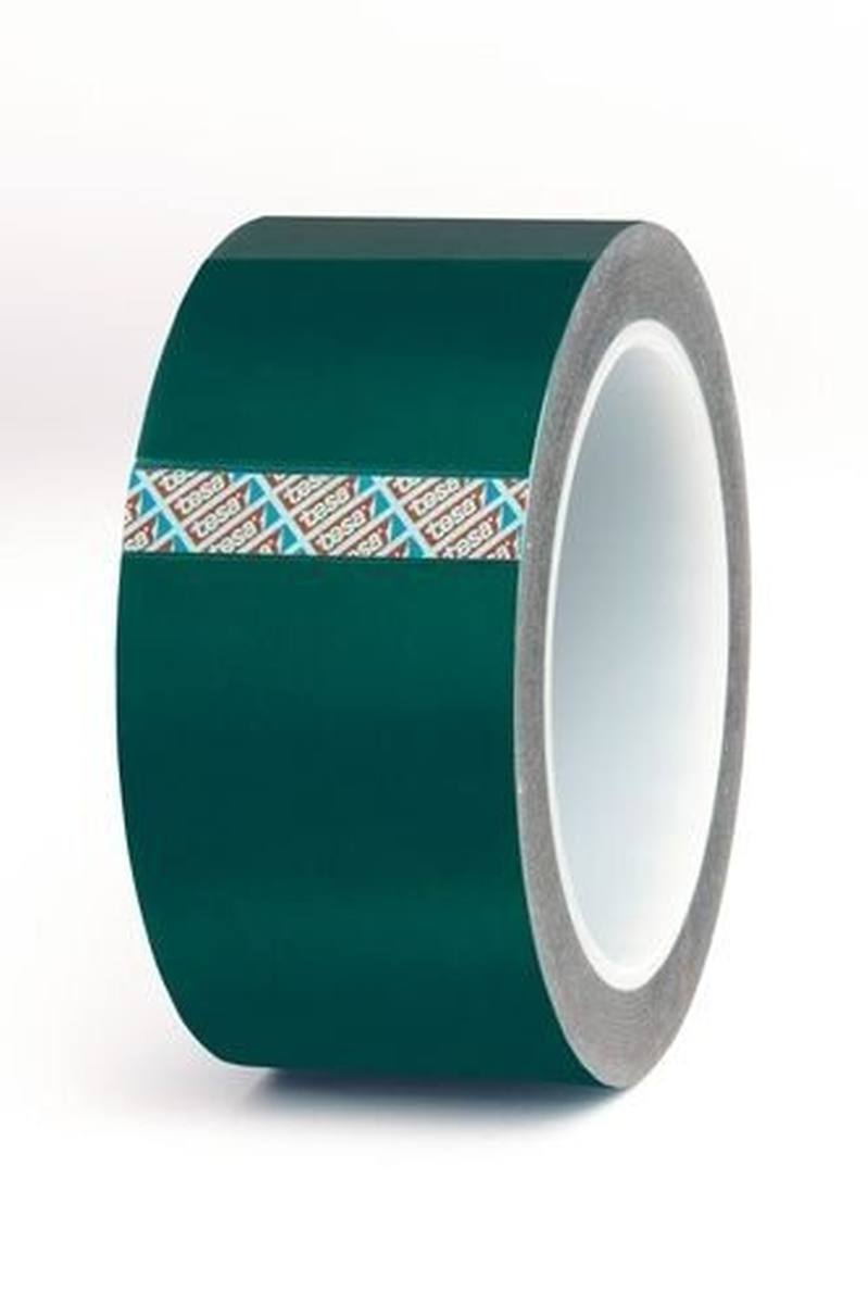 tesa 50620 25mmx66m green, PET masking tape 200°C with silicone adhesive