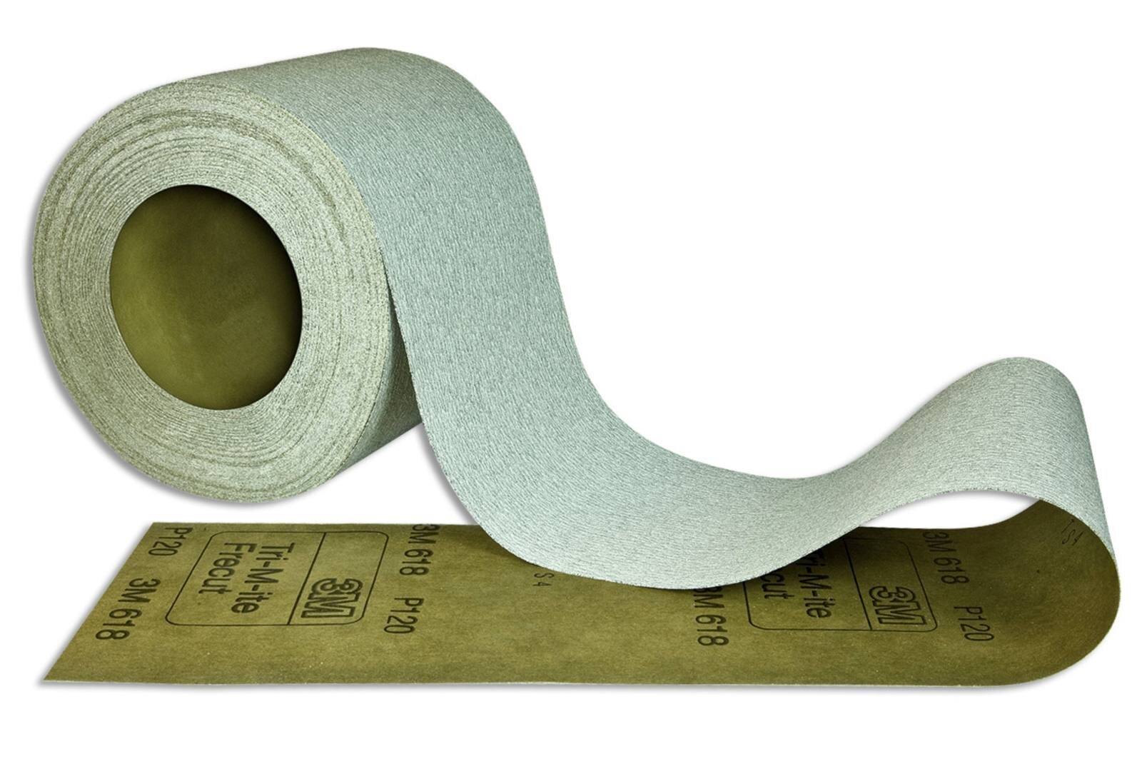 Rollo de papel de lija 3M 255P, 115 mm x 50 m, P80 #63125