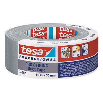 tesaband 74662 Duct Tape STRONG 50mmx50m zilver