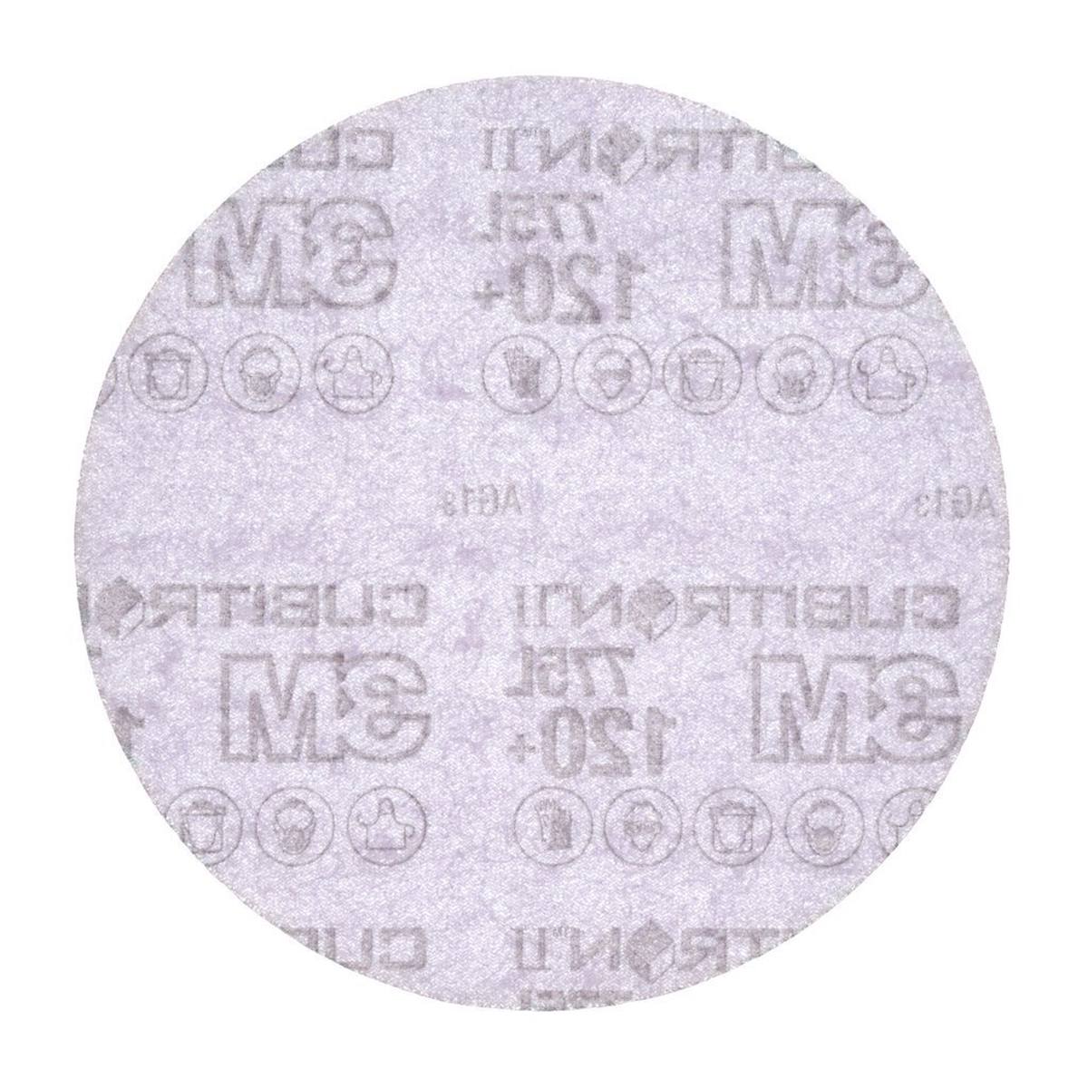 3M Cubitron II Hookit film disc 775L, 150 mm, 120+, unperforated #86821
