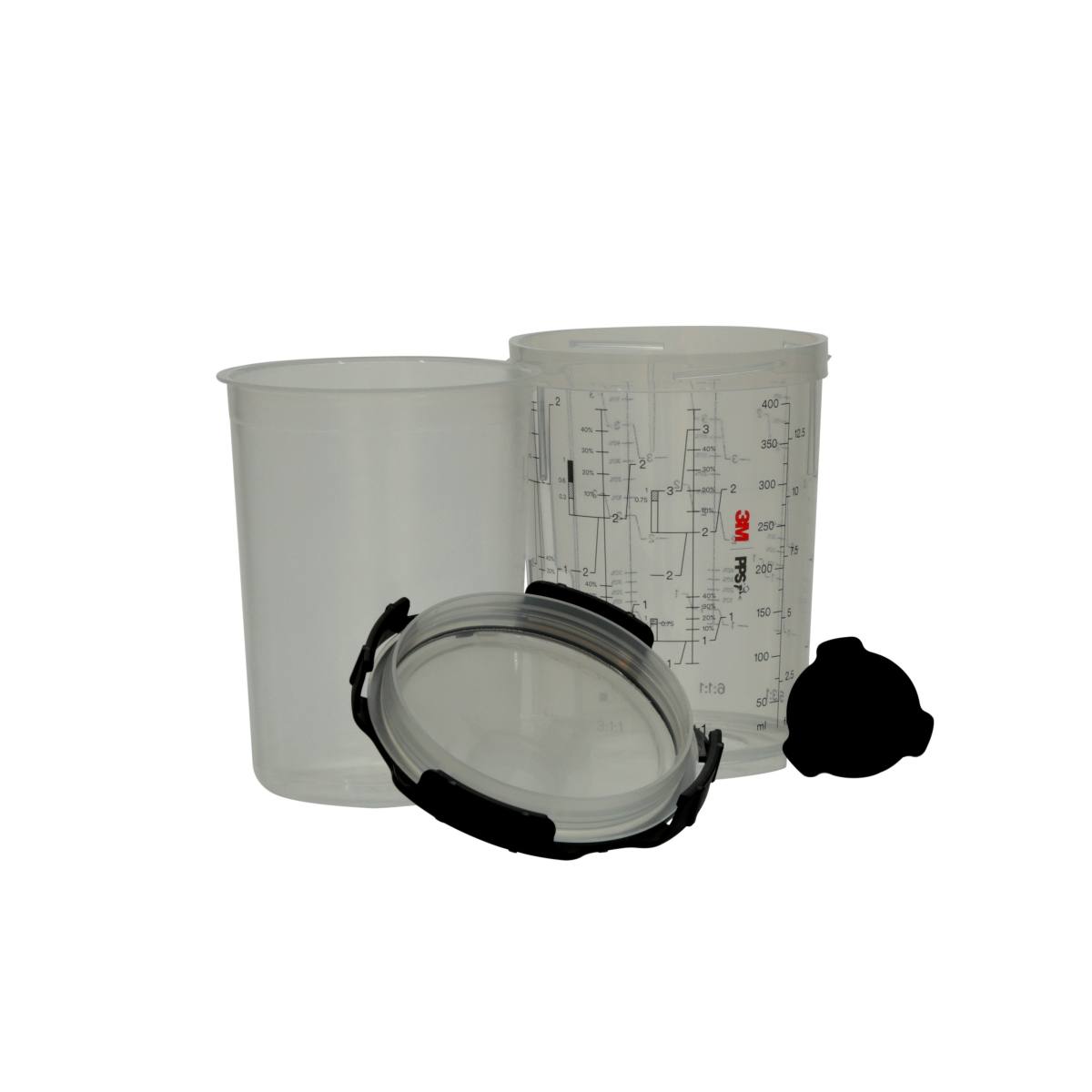 3M PPS Series 2.0 set, medium, 400 ml, 125Î¼ filter, 50 inner cups / 50 lids / 32 caps / 1 outer cup, 26312