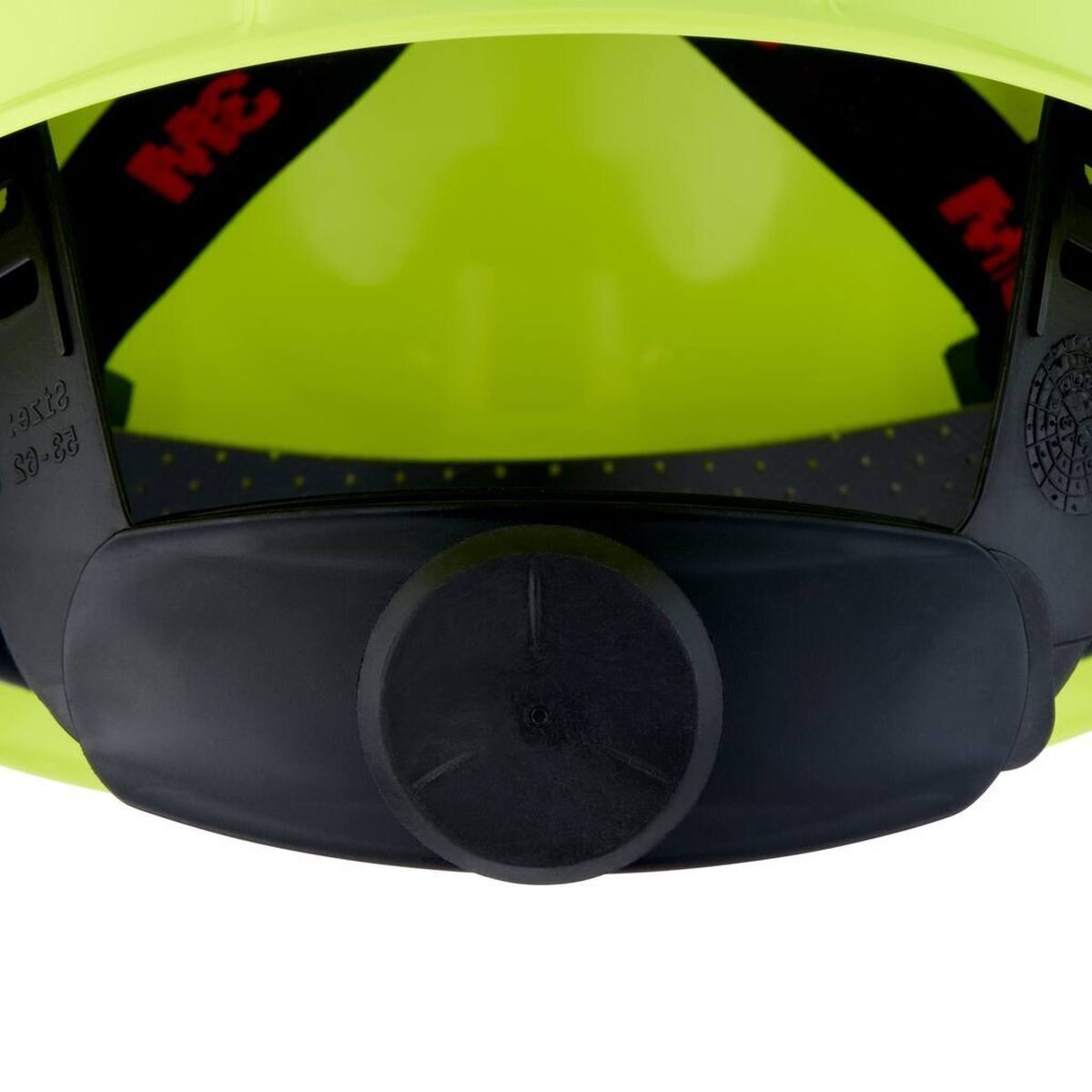 3M G3000 casque de protection G30NUV en vert fluo, ventilé, avec uvicator, cliquet et bande de soudure en plastique