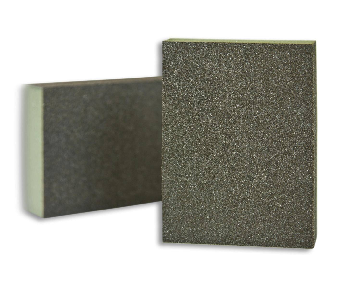 3M Sanding sponge, coated on four sides, 68 mm x 100 mm x 26 mm, hard, medium #68027
