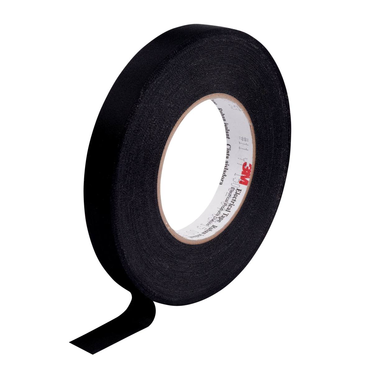 3M ET 11 Acetate fabric tape, black, 25 mm x 66 m, 0.18 mm