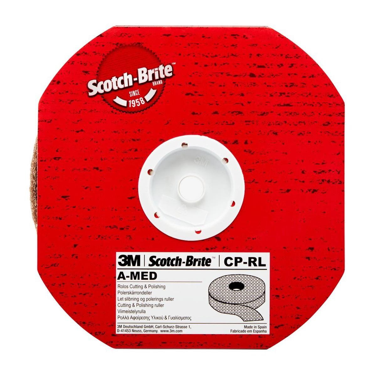 3M Scotch-Brite Rollo no tejido CP-RL, 25 mm x 5 m, A, mediano