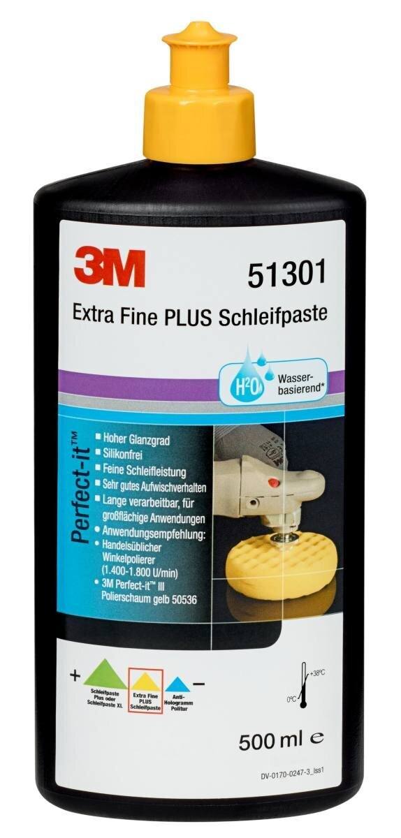 3M Perfect-it Polierpaste Schleifpaste Extra Fine, 0,5Liter #51301