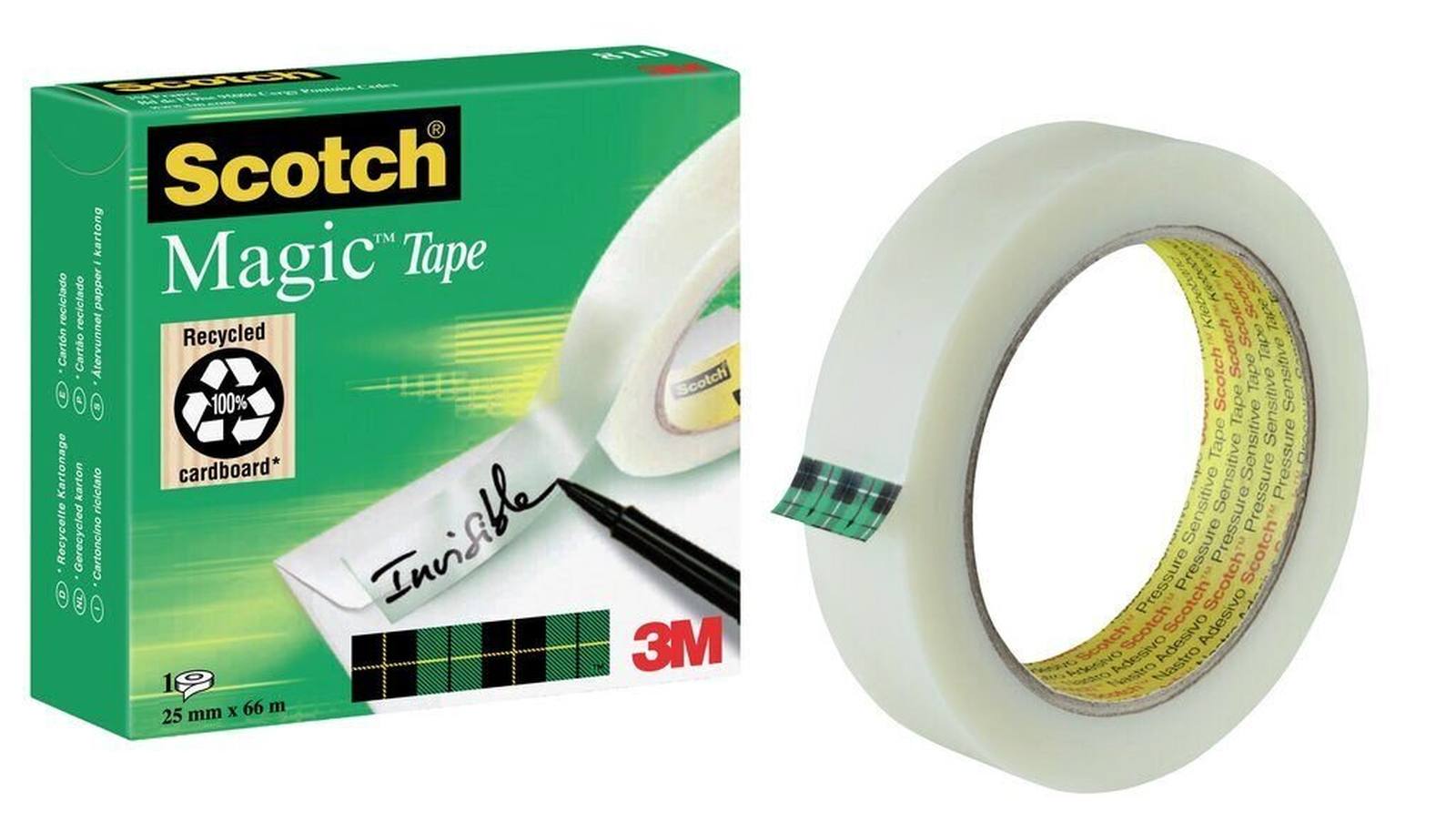 3M Scotch Magic adhesive tape 1 roll 25 mm x 66 m