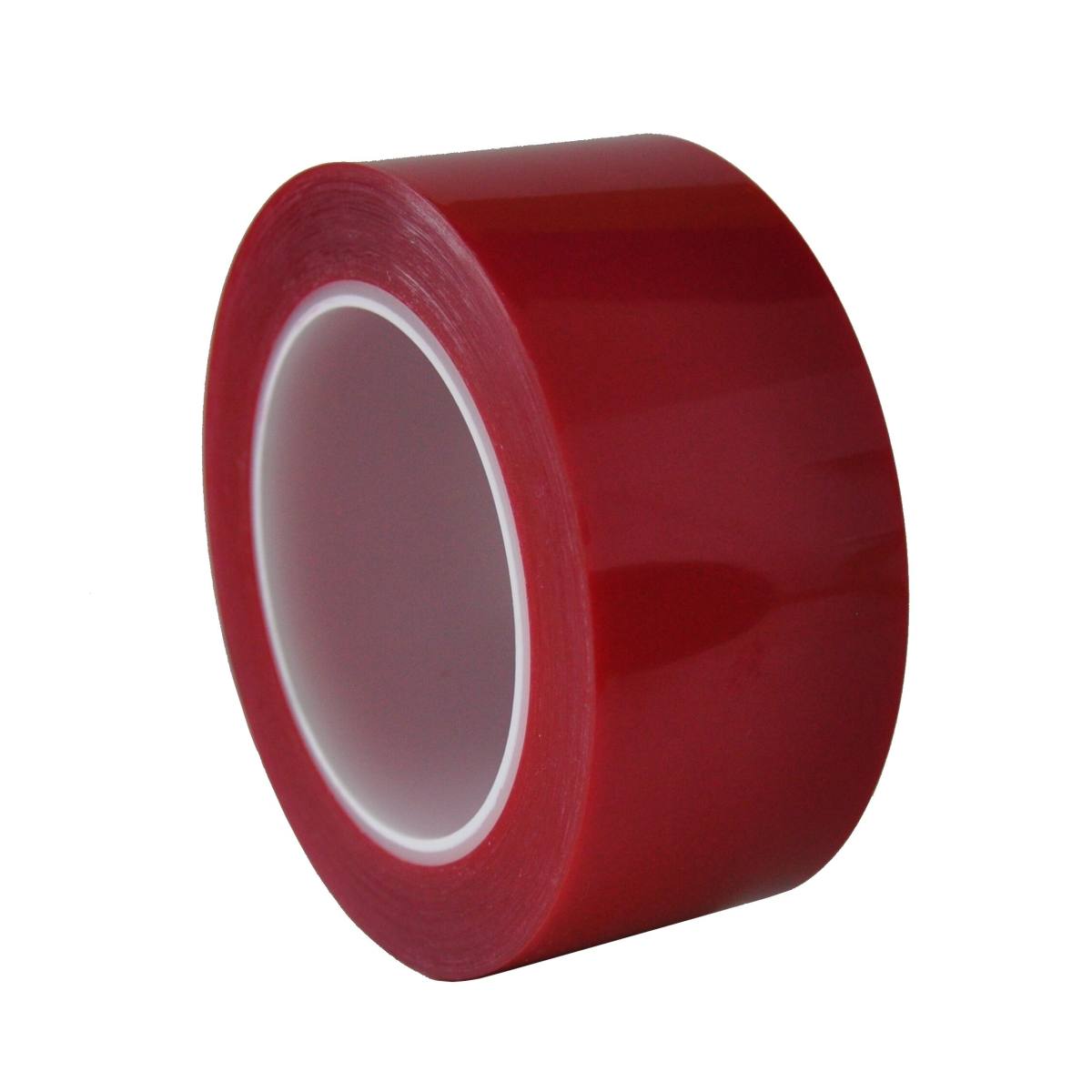 Cinta adhesiva de poliéster S-K-S 208R, 150mmx66m, roja