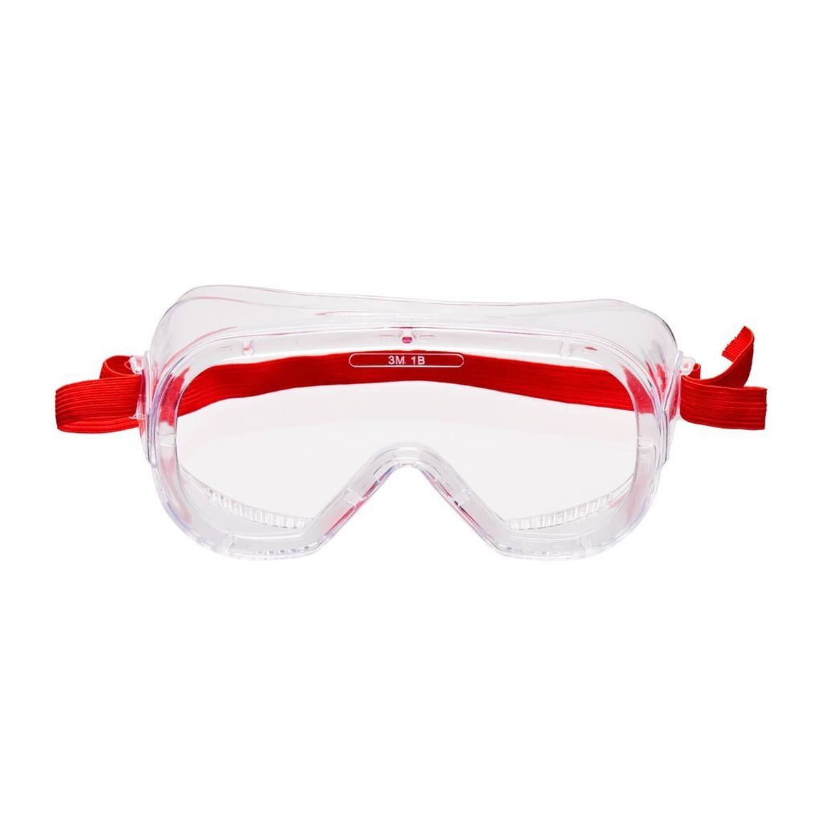 3M Gafas de visión total Budget Bud4800 UV, PC, transparentes, con ventilación indirecta