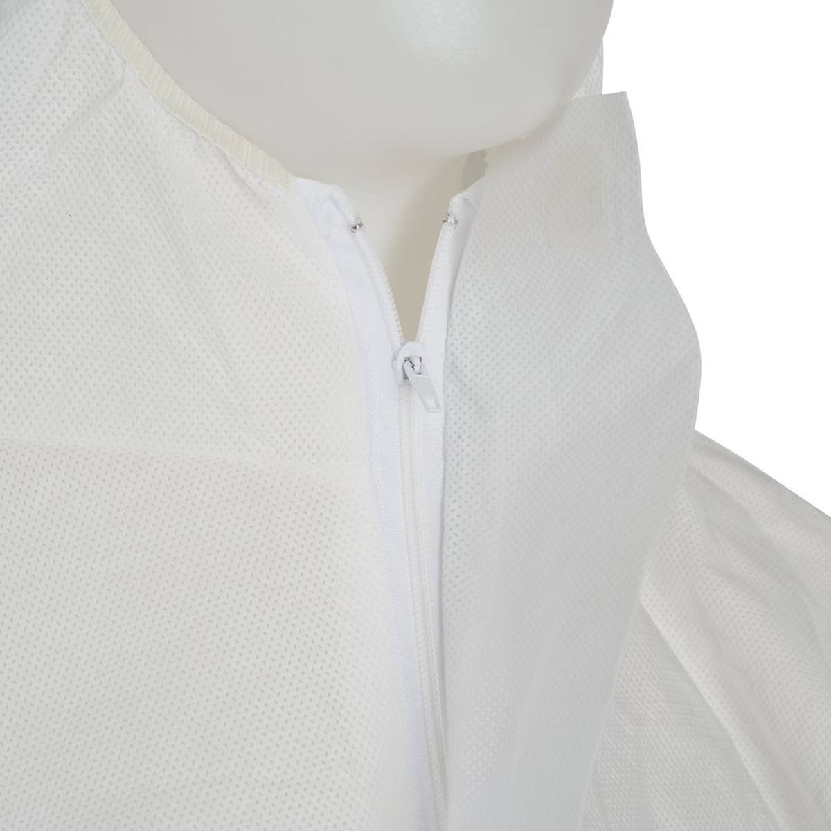 3M 4515W Protective suit, white, TYPE 5/6, size 4XL, material SMMS low-lint, elasticated cuffs
