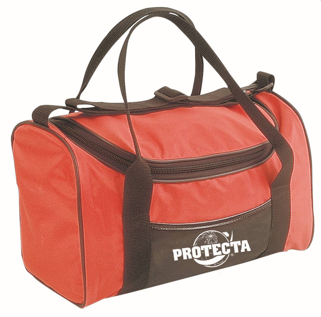 3M PROTECTA Transporttasche - Duffle Bag, rot/schwarz, 2 Tragegriffe, verstellbarer Schultergurt, 35 cm x 20 cm x 20 cm, 35 x 20 x 20 cm