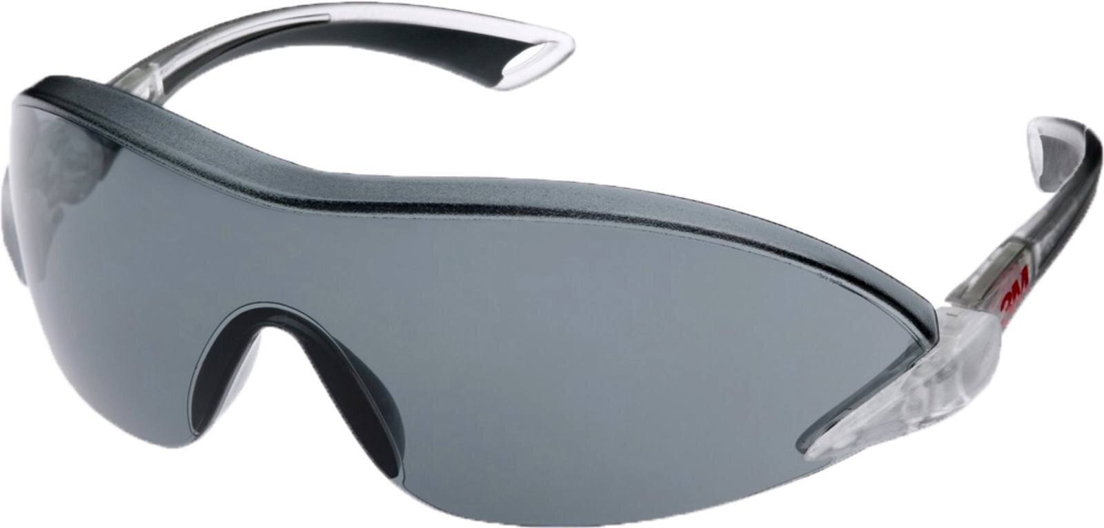 3M 2841 Schutzbrille AS/AF/UV, PC, grau getönt, einstellbare Bügellänge und -neigung, softe Bügelenden