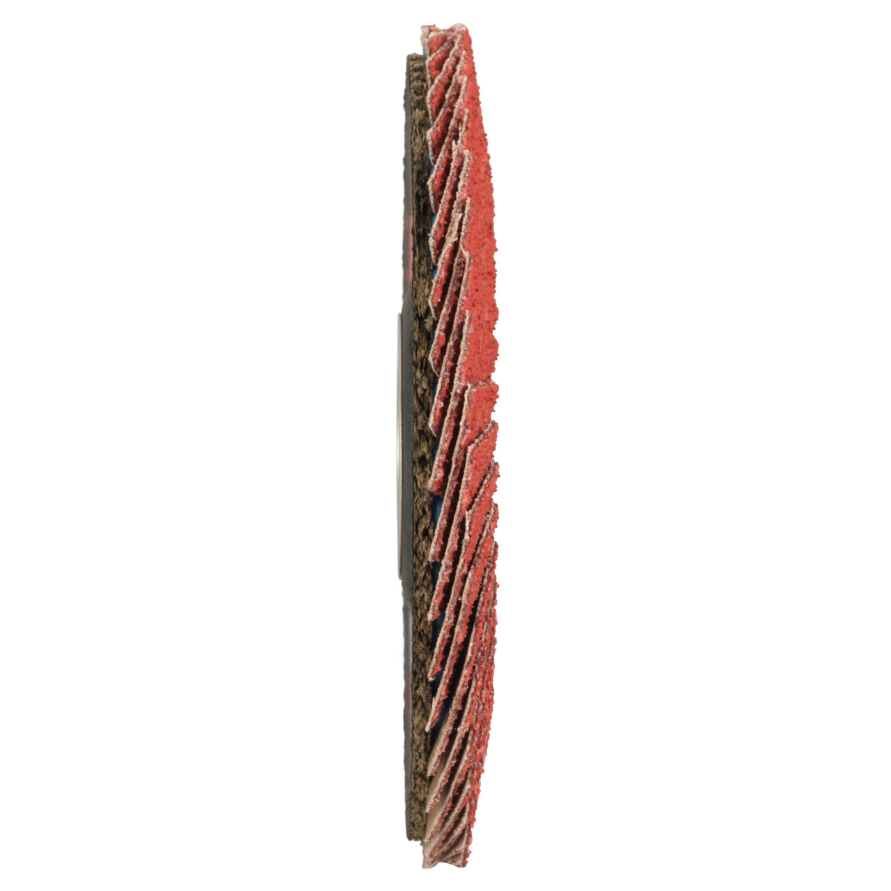 Tyrolit Arandela de seguridad dentada DxH 115x22,23 CERÁMICA para acero inoxidable, P60, forma: 28A - versión recta (versión con cuerpo de soporte de fibra de vidrio), Art. 719798