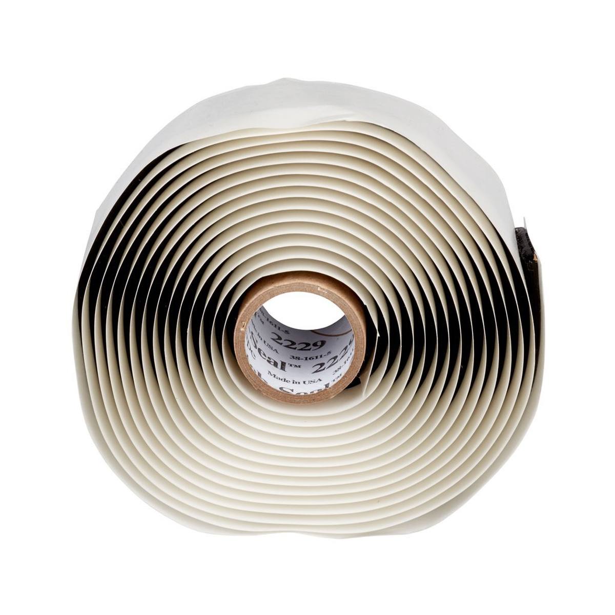 3M Scotch 2229 mastic tape, self-sealing, black, 25.4 mm x 3 m, 3.2 mm