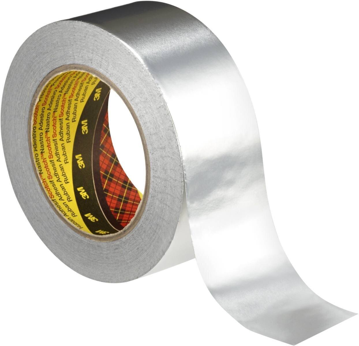 3M metal adhesive tape 1436 P/F, silver, 100 mm x 50 m, 0.075 mm